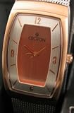 En acier inoxydable Rose Gold Crotone f&eacute;minin maille fine et &eacute;l&eacute;gante robe montre CN207316SSRG