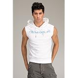 G-Star Palmer Stitch White Sleeveless Hooded Sweater at G-Star