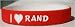 I Love Rand Custom Wristband