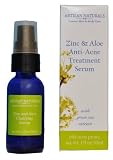 Artisan Naturals All Natural Skin Care Anti Acne Clarifying Treatment Serum with Green Tea Extract 1oz