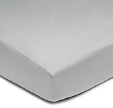 American Baby Company 100% Cotton Percale Fitted Crib Sheet Gray by American Baby Company [並行輸入品]