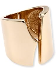 Giuseppe Zanotti Gold Finish Open-Sided Ring