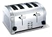 Morphy Richards 44855 Die Cast Toaster, 4 Slice (Polished)