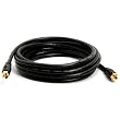 GE 23269 RG6 Coaxial Video Cable (Black,12 Feet)