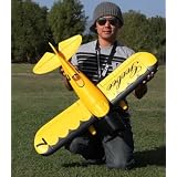 Buy New Excellent Performance 4 CH Yellow Gee Bee Racer Radio Remote Control Electric RC Airplane RTF w... by BAN INC