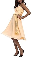 Knee Length Short Chiffon Sweetheart Prom Dress 