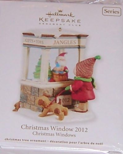 QXC5037 Christmas Windows 10th Jangles 2012 Hallmark Keepsake Club Exclusive Ornament