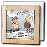 Katrina Hurricane Shelter Problems - 6 Inch Tile Napkin Holder
