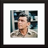 Andy Griffith Custom Framed And Matted Color Photo (Looking Sideways) Total Size: 20x20 Inches