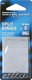 SOUTH BEND CO. (SR-2 ) Swivels/Rings SPLIT RINGS S/STEEL SZ-2