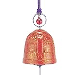 日の出印 魔除け梵鐘朱金漆塗り仕上 日本製 13 日の出