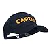 Captain Embroidered Cap - Navy
