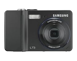 Samsung Digimax L73 7MP Digital Camera with 3x Advance Shake Reduction Optical Zoom (Black)