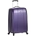 Delsey Luggage Helium Shadow Lightweight Hardside 4 Wheel Spinner, Purple, 25 Inch