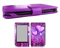 Bundle Monster Barnes & Noble Nook Color Nook Tablet Genuine Leather Case Cover Jacket + Skin Art Decal Sticker + Screen Protector Ereader Accessories Combo - Fits both Nook Color and Nook Tablet (Released Nov. 7, 2011) Devices