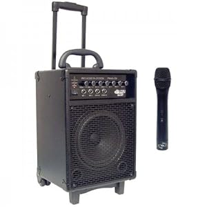PYLE PWMA230 200W VHF Wireless Battery Powered PA System