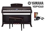 Yamaha YDPV240 Digital Piano w/ Bench & Software Bundle