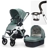 41dz1TIRipL. SL160  UPPAbaby Vista Stroller With a Cup Holder Carlin Green