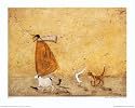 Ernest, Doris, Horace and Stripes Decorative Art Poster Print by Sam Toft, 20x16