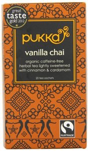PUKKA HERBAL TEAS TEA,CHAI,OG2,VANILLA, 20 BAG