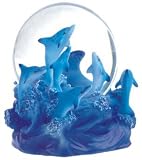 Snow Globe Dolphin Collection Desk Figurine Figure Desk Decoration