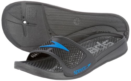 Speedo Shirahama Massage Slide 8062267199, Herren, Sandalen/Bade-Sandalen, Grau  (grey/blu Preisvergleich