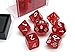 Chessex: 7-Die Set Translucent: Red and White