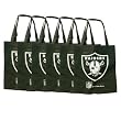 Oakland Raiders 6 Pack Reusable Bags - NFL Football