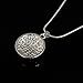 Godyce Volleyball Pendant Necklace for Women - White Crystal Stainless Steel Snake Chain Jewelry