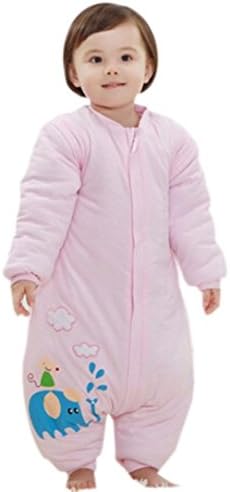 KissAir(TM) Baby Thickness Cotton Sleeping Bag Sleepsack Wearable Blanket,Pink