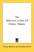 Search : The Selected Letters Of Henry Adams