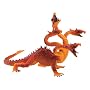 Knights and Dragons- Four Headed Orange Dragon