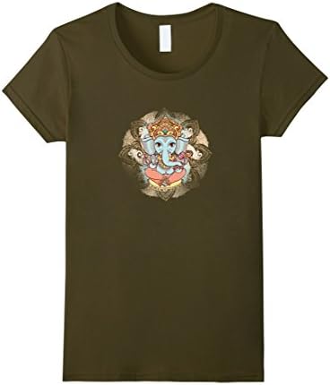 Women's Ganesh Is So Fresh T-Shirt XL Olive