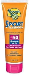 Banana Boat Sport Sunblock Lotion, SPF 50, 8-Ounce Tubes (Pack of 2)