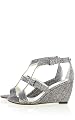 Colorful Metallic Wedge