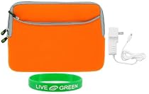 Non-OEM Amazon Kindle DX 9.7 Dual-Pocket Sleeve Case with Home Wall Charger -