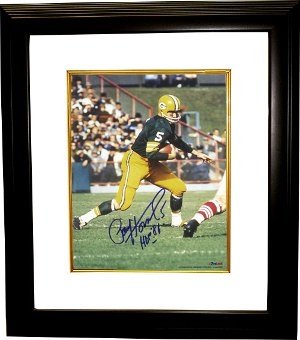Paul Hornung Autographed/Hand Signed Green Bay Packers 16X20 Photo HOF86 Custom Framed