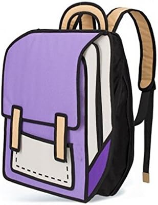 Daisy Closet Creative 3D Stereoscopic Cartoon Nylon Backpack Schoolbag