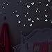 WANDKINGS® Glow-in-The-Dark Decals Butterflies & Stars 78 Stickers on 2 US Letter Sheets (Each 8.3 x 11.7 inch)