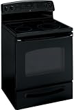 GE JBP66DMCC 30 Electric Range with 4 Radiant Elements, 5.3 cu. ft. Self Clean Traditional Oven, QuickSet IV Oven Controls and Storage Drawer: Bisque
