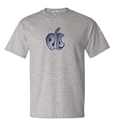 R.I.P. Steve Jobs Cool Blue Apple on a Gray Vapor Apparel T-Shirt X-LARGE