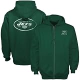 New York Jets Green Touchback Full Zip Hoody Sweatshirt