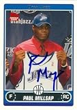 Paul Millsap Autographed/Hand Signed Basketball Card (Utah Jazz) 2006 Topps Rookie #253