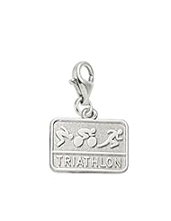Rembrandt Charms Triathlon Charm with Lobster Clasp