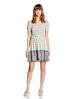 Springfield Vestido (Blanco / Azul)