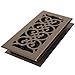 Decor Grates SPH410-NKL 4-Inch by 10-Inch Scroll Floor Register, Brushed Nickel by Decor Grates