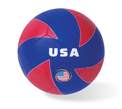 Mikasa USA deluxe cushioned cover, size 5, red/white/blue