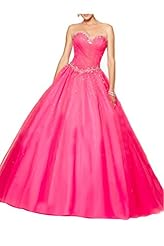 Tulle Beaded 2015 Sweetheart Quinceanera Dress 