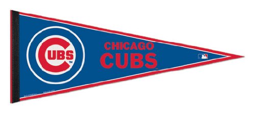 Chicago Cubs Coopertown Premium 12 X 30 Felt Pennant Royal