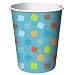Circles & Squares Hot Cold Paper Cups 8 Count 9 Oz Party Supply